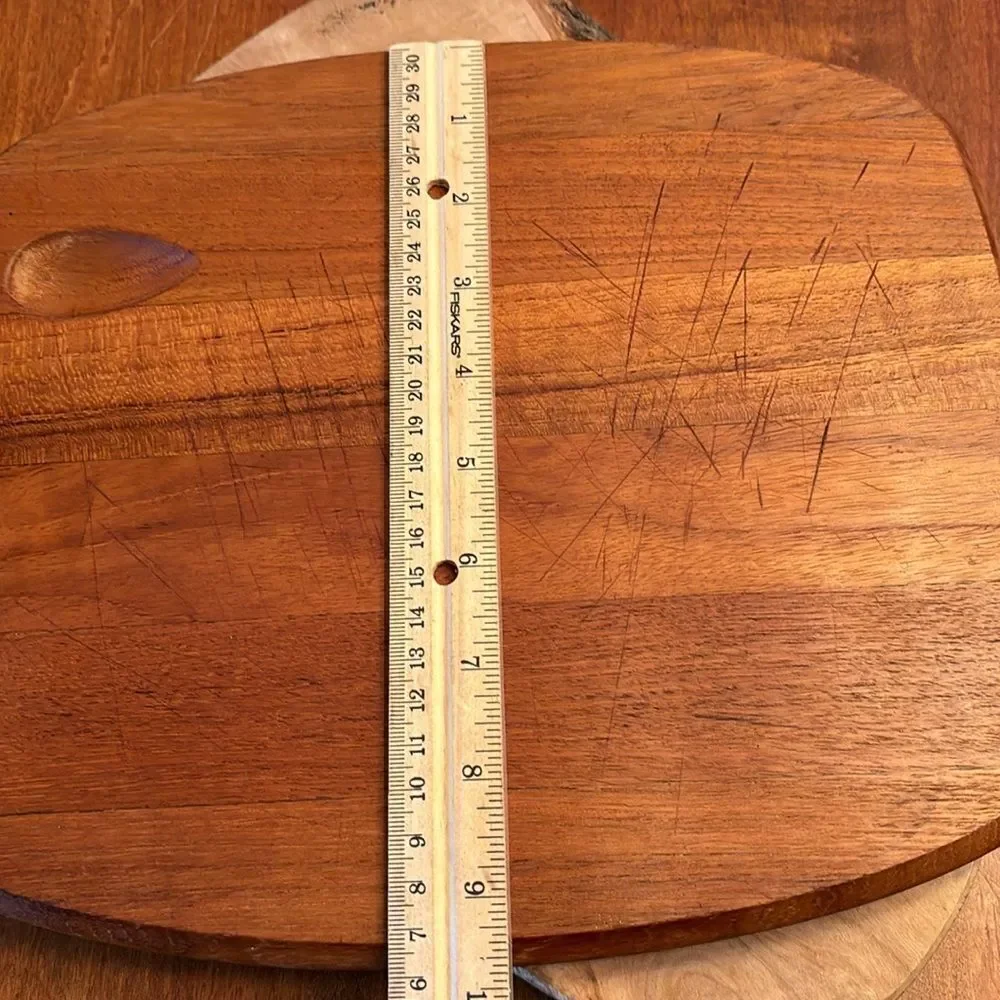 MCM 1970's Dansk Teak Cheese Board and Knife Set